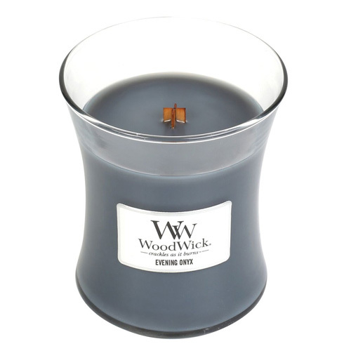 Fotoja e Qiri aromatik WoodWick Evening Onyx