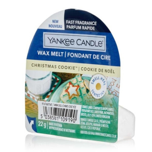 Fotoja e Qiri aromatik Yankee Candle Christmas Cookie 22 g