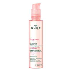 Fotoja e Vaj pastrues për lëkurë Nuxe Very Rose (Delicate Clean sing Oil), 150 ml