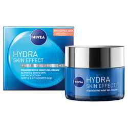 Fotoja e Krem rigjenerues i natës Nivea Hydra Skin Effect, 50 ml