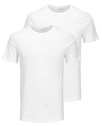 Fotoja e Maica Jack & Jones Basic Crew, të bardha, 2 copë XXL