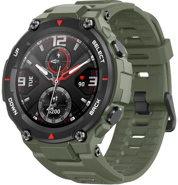 Fotoja e Orë e mençur Amazfit T-Rex, Army, e gjelbër hXI033
