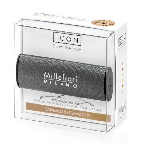 Fotoja e Aromë për veturë Millefiori Milano Icon Urban Sandalwood and Bergamot, 47 g kMIL066