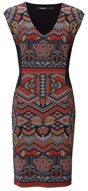 Fustan Desigual Vest Dunia Daranja Tierra 19SWVKA9 7015 mDE2336-M