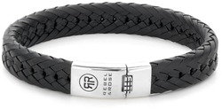 Fotoja e Byzylyk Rebel & Rose Twisted Flat Black RR-L0090-S, 19.5 cm/M sRR0072-195