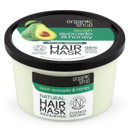 Fotoja e Maskë për flokë Organic Shop  Avocado & Med 250 ml