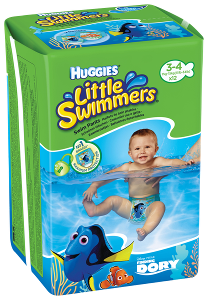 Fotoja e Pelena për not Huggies® Little Swimmers®  3-4 (7-15kg)