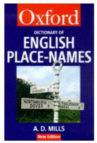 Fotoja e A Dictionary of English Place Names - A.d. Mills