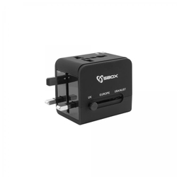 Fotoja e Adapter universal SBOX, TA-23, EU/USA, për udhëtim
