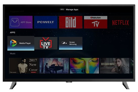 Fotoja e Televizor Vivax Imago (TV-43S60T2S2SM), LED, 43", i zi