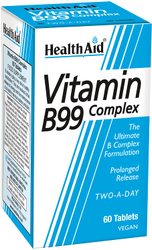 Fotoja e Tableta Vitamin B99 Complex HealthAid, 60 copë