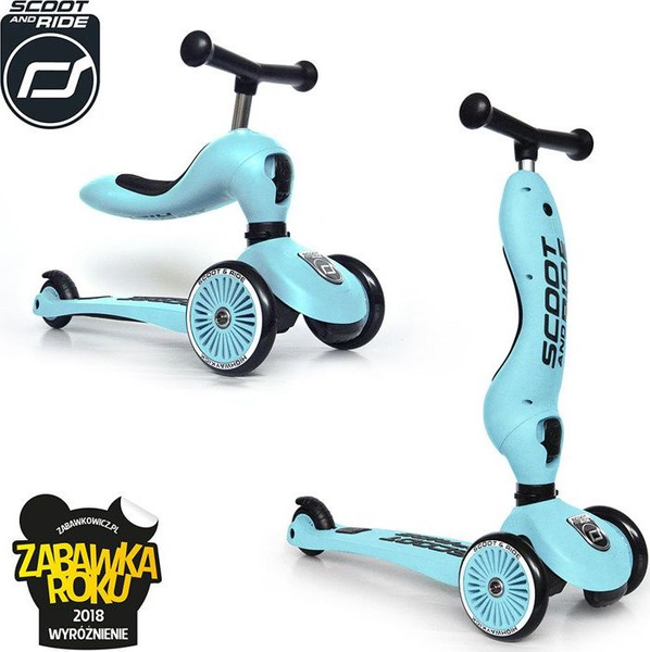 Fotoja e Trotinet dhe skuter ScootAndRide (96352) 2in1, 1-5 vjet Boronicë