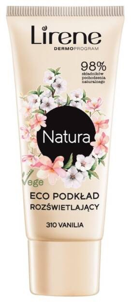 Fotoja e Pudër ndriçuese Lirene Natura Eco 310 Vanilla, 30ml