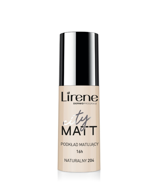 Fotoja e Krem pudër e lëngshme Lirene City Matt Nature 204, 30ml