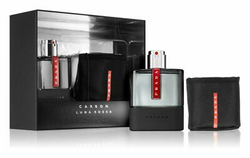 Fotoja e Set Eau de toilette Prada Luna Rossa Carbon, 150 ml + çantë