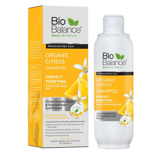 Fotoja e Shampon organik për flokë Bio Balance Citrus, 330ml