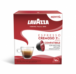 Fotoja e Kapsula kafeje Lavazza Espresso Cremoso, për Dolce Gusto sistem, 16 kapsula