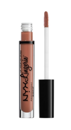 Fotoja e Buzëkuq i lëngshëm mat NYX Lip Lingerie, Ruffle Trim, 4ml