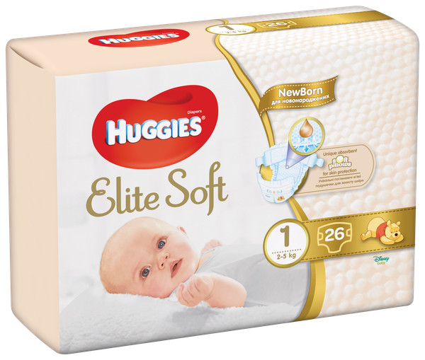 Fotoja e Pelena HUGGIES Elite Soft 1