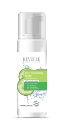 Fotoja e Shkumë pastruese për fytyrë Revuele Air Cleansing Cucumber Juice, 150 ml