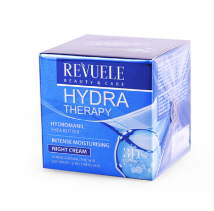 Fotoja e Krem nate hidratues Revuele Hydra Therapy, 50 ml