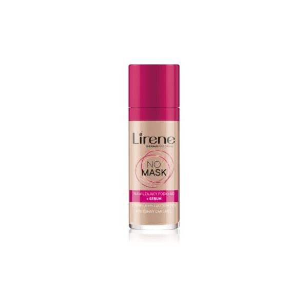 Fotoja e Krem pudër Lirene NO MASK FLUID SERUM, CARAMEL 470, 30 ml