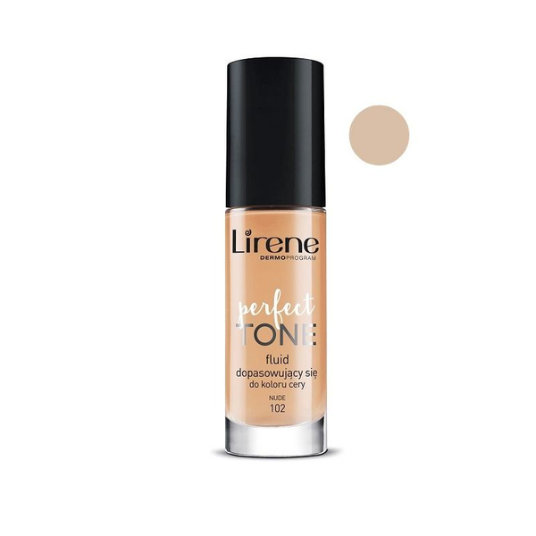 Fotoja e Krem pudër Lirene PERFECT TONE, 102 Nude, 30 ml