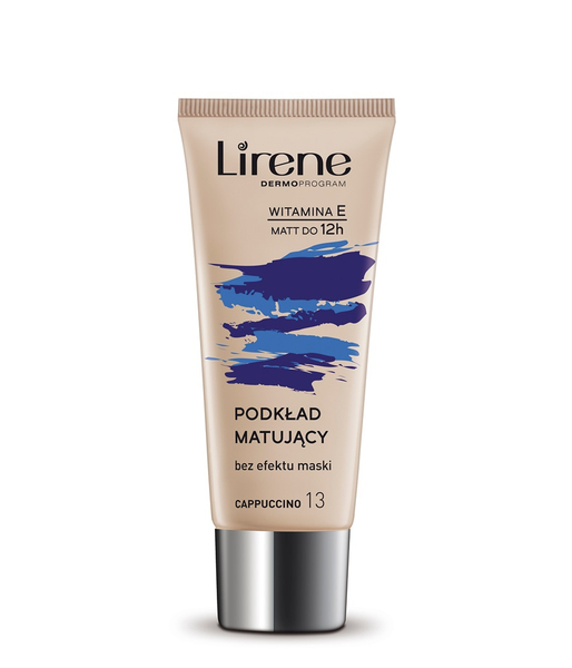 Fotoja e Krem pudër e lëngët Lirene NATURE MATTE, Cappucino 13, 30 ml