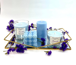 Fotoja e Set qirinj aromatik  House of Smells Candle Co. Lavender, 4 copë