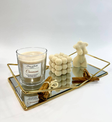 Fotoja e Set qirinj aromatik  House of Smells Candle Co. Cinnamon, 3 copë