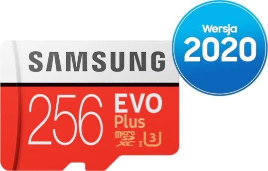 Fotoja e Kartë memorie Samsung Evo Plus, microSDXC, 256 GB, Klasa 10, UHS-I / U3 (MB-MC256HA / EU)