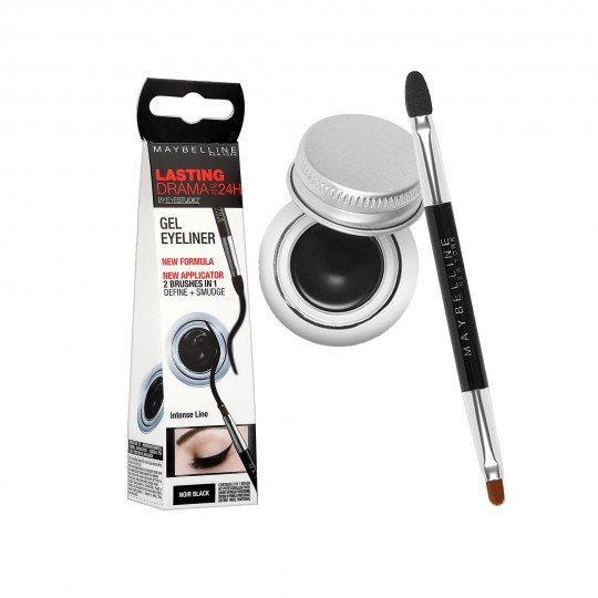 Fotoja e Penel për sy Maybelline Gel Eyeliner 24H, 01 Black, 2.8g
