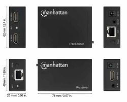 Fotoja e Set zgjerues sinjali Manhattan 207461, 1080p HDMI-Ethernet