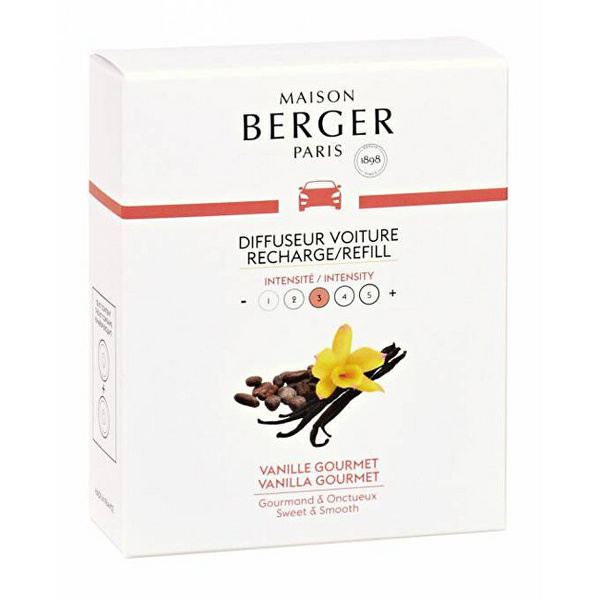 Fotoja e Rimbushje për shpërndarësin aromatik të makinës Maison Berger Paris Vanilla Gourmet, 2 copë