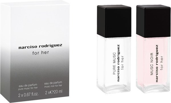 Fotoja e Set parfum Narciso Rodriguez, Musc Noir 20 ml + Pure Musc 20 ml