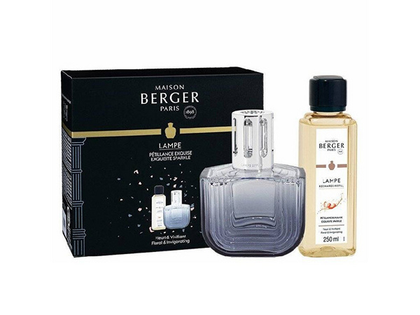 Fotoja e Set aromatik Maison Berger Paris, aromë Olymp Gri 320 ml + rimbushje Exquisite Sparkle Intensive Glitter 250 ml