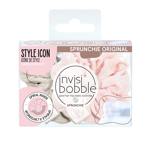 Fotoja e Llastik për flokë Invisibobble Sprunchie Duo Nordic Breeze Go, 2 copë