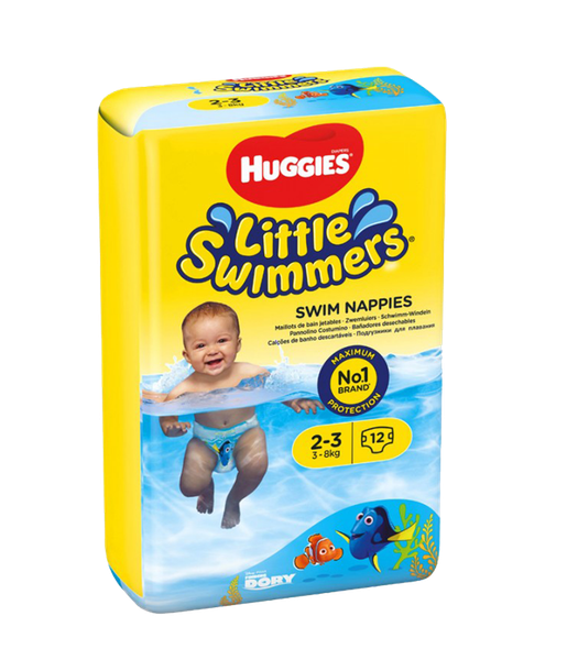 Fotoja e Pelena për not Huggies® Little Swimmers® 2-3 (3-8kg), 12 copë