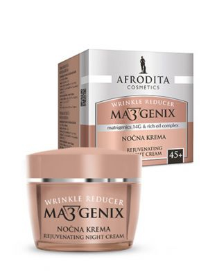 Fotoja e Krem nate Afrodita Wrinkle Reducer Ma3genix 45 +, 50 ml