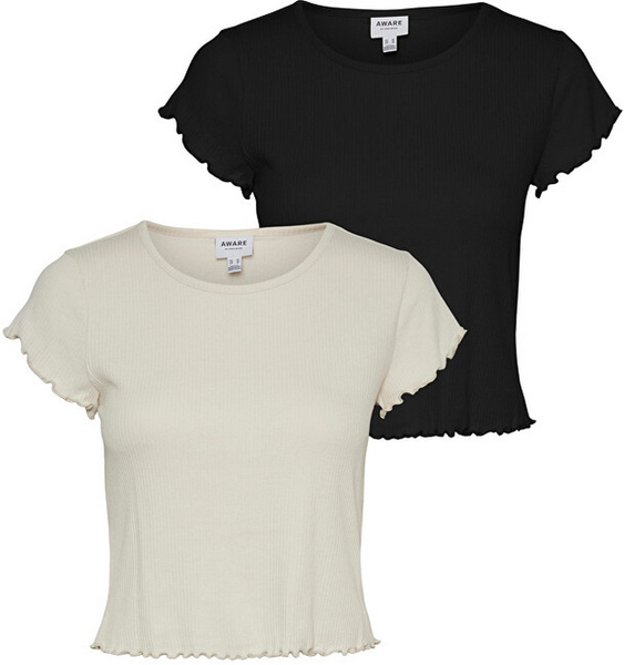 Fotoja e Maica Vero Moda VMTULIA, 2 copa, bezhë-zezë, XL