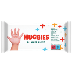 Fotoja e Faculeta të lagura HUGGIES ALL OVER CLEAN