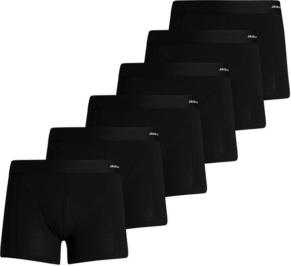 Fotoja e Të brendshme Jack & Jones JACBASIC, të zeza, 6 palë S