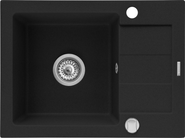 Fotoja e Lavaman graniti Pyramis, 745 x 280 x 565 mm, i zi