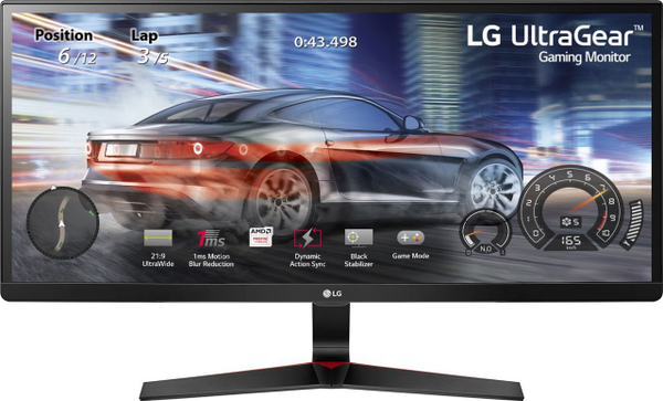 Fotoja e Monitor LG UltraWide 29UM69G-B, 29", UWHD, i zi / kuq