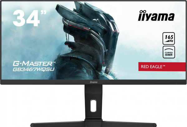 Fotoja e Monitor Iiyama G-Master GB3467WQSU-B1 Red Eagle, 34 ", 165 Hz, UWQHD, i zi