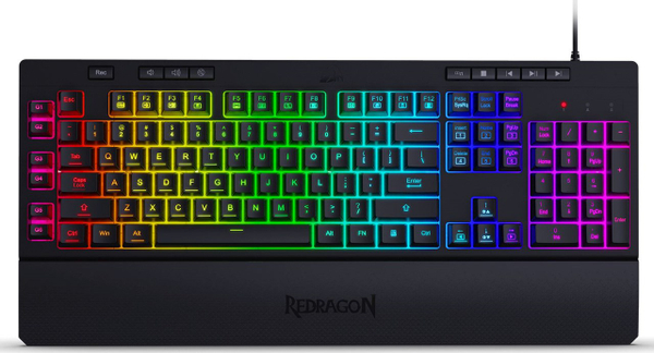 Fotoja e Tastierë Redragon K512 Shiva, US, e zezë