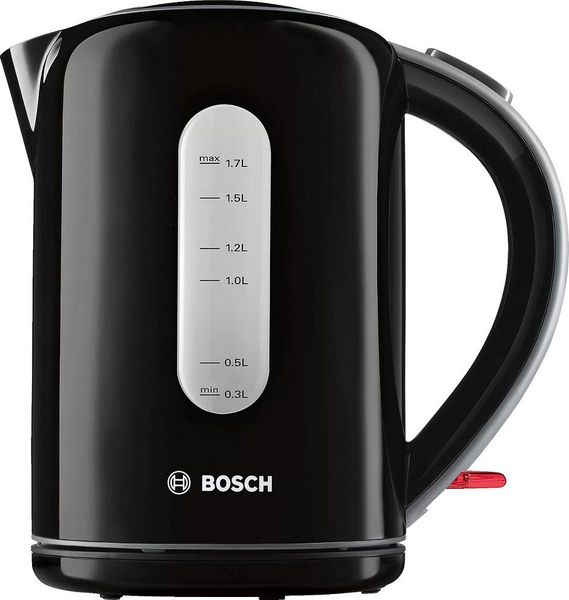 Fotoja e Ibrik elektrik Bosch TWK7603, 1.7 L, i zi