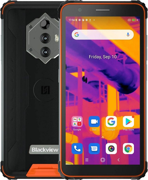 Fotoja e Celular Blackview BV6600 Pro (BV6600Pro-OE / BV), 5.7", 4GB RAM, 64GB, Dual SIM, i zi/i portokalltë