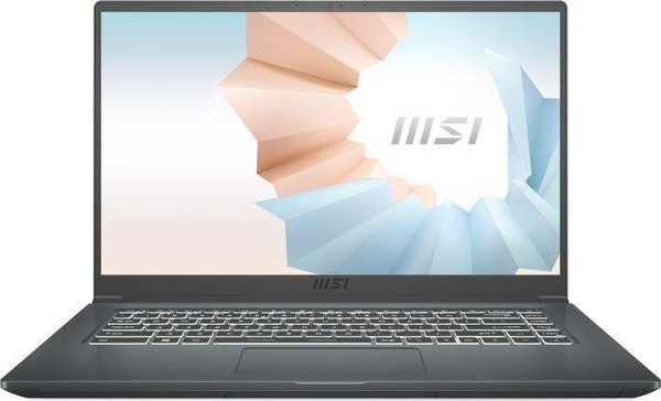 Fotoja e Laptop MSI Modern 15 A5M-261PL, 15.6" Full HD, AMD Ryzen 5 5500U, 8GB, 256GB SSD, AMD Radeon Graphics, i hirtë