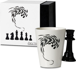 Fotoja e Filxhan Froster Queen, 400 ml, i bardhë/zi
